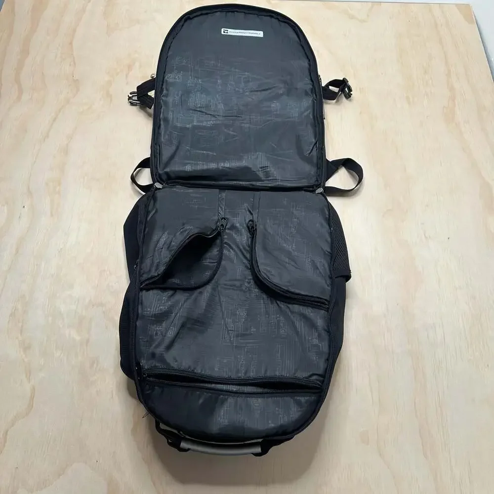 OGIO Technologio Black Laptop Backpack with Red Stitching